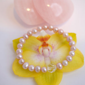 Gift of Divine Grace | Pink Akoya Pearl Bracelet