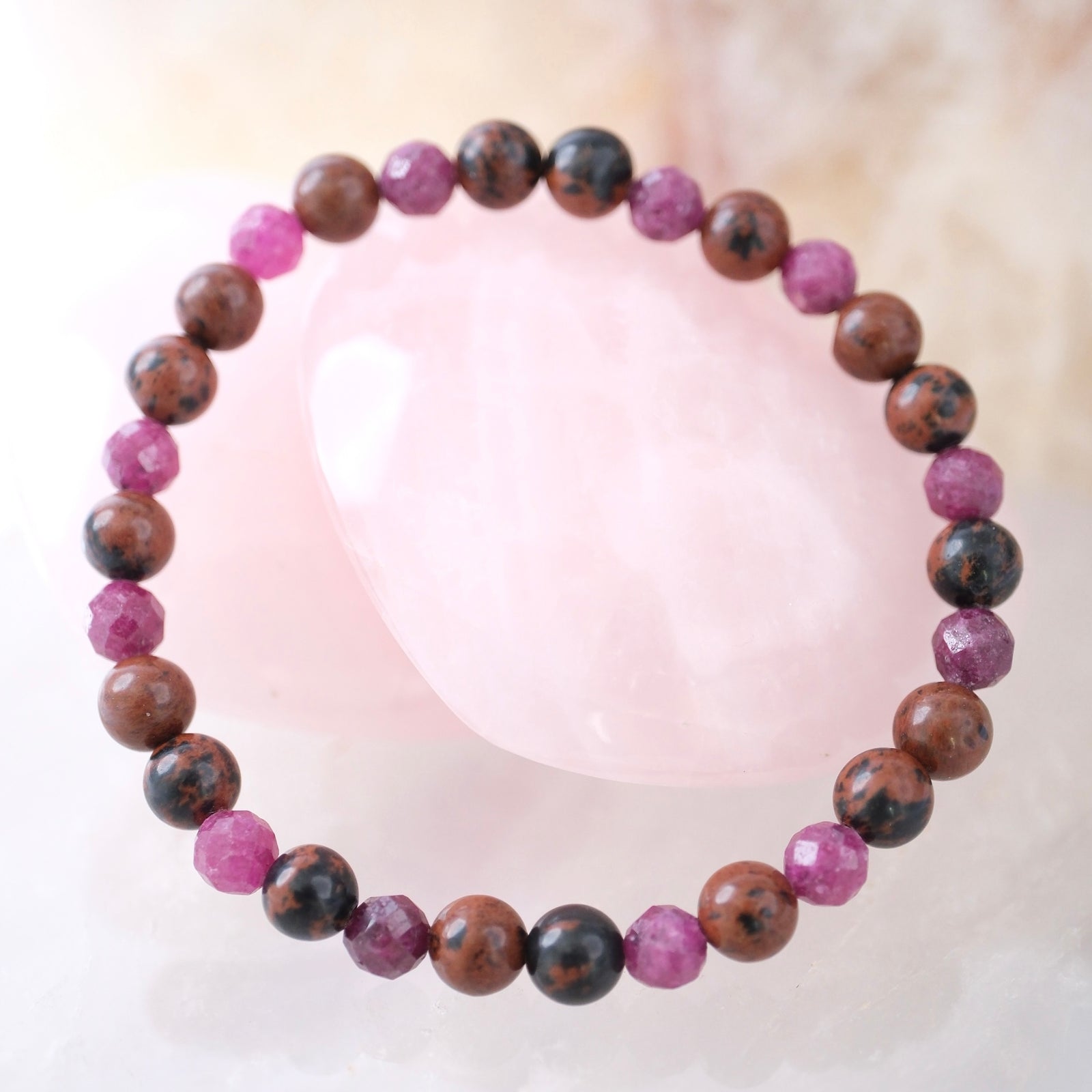 SAINT Power in Purpose | Ruby & Mahogany Obsidian