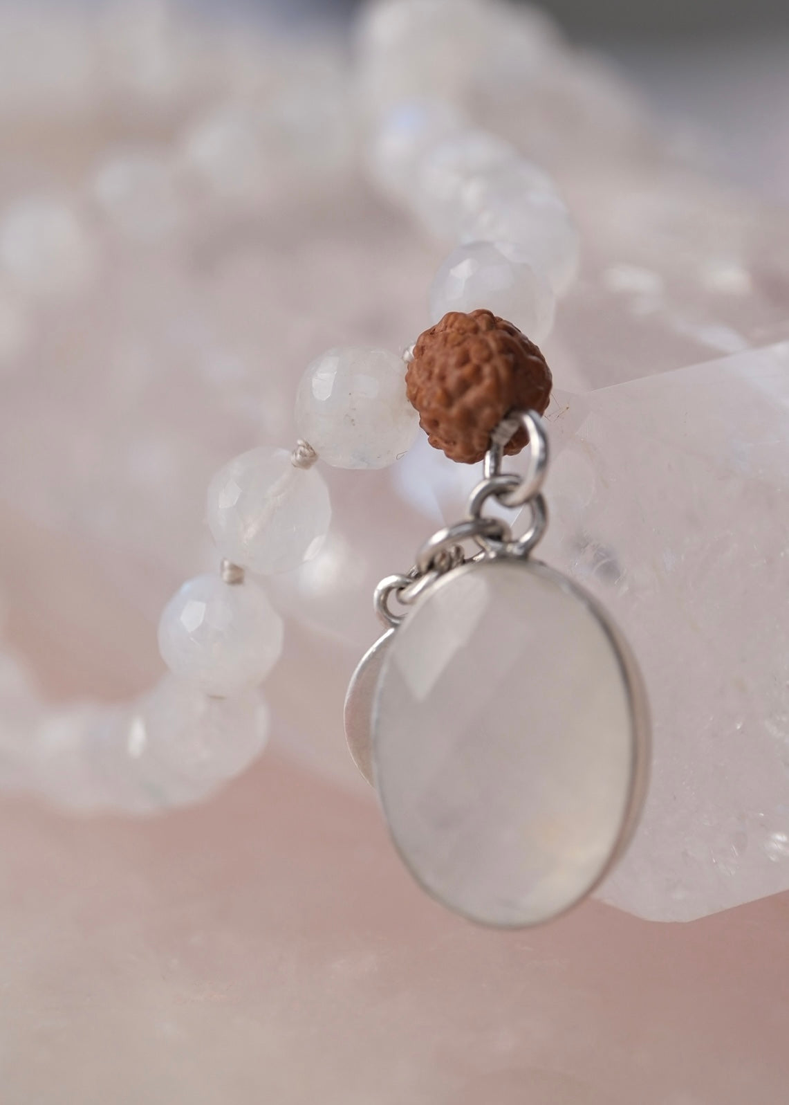CHANDRAMA Radiance of Intuition | Moonstone Mala Beads