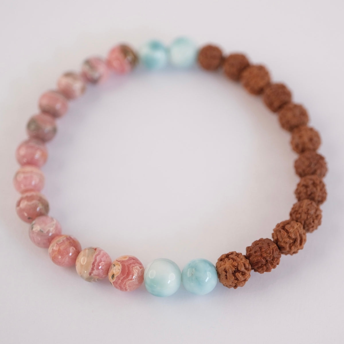 PREMA LOKA Realm of Divine Self Love | Rhodochrosite, Larimar, Rudraksha