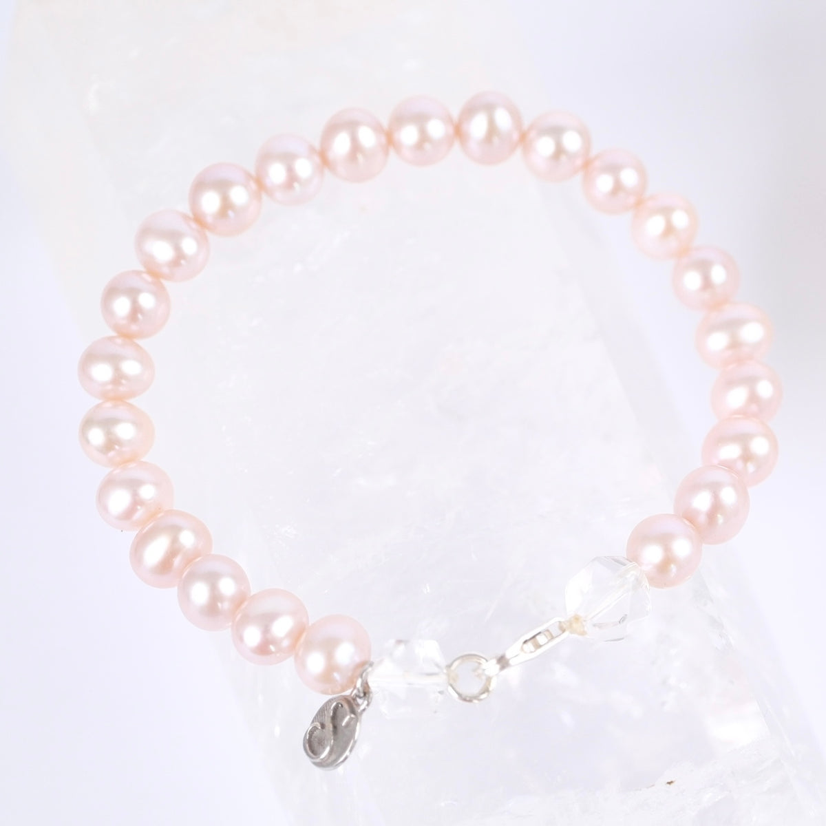 GRACE | Natural Pink Akoya Pearl Bracelet