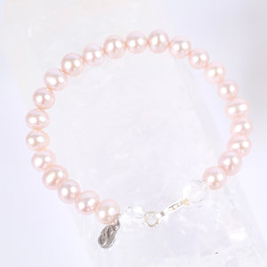 GRACE | Natural Pink Akoya Pearl Bracelet