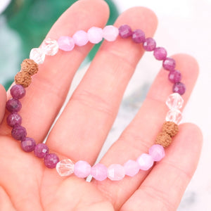 Ethereal Nobility | Ruby, Amethyst Herkimer Quartz