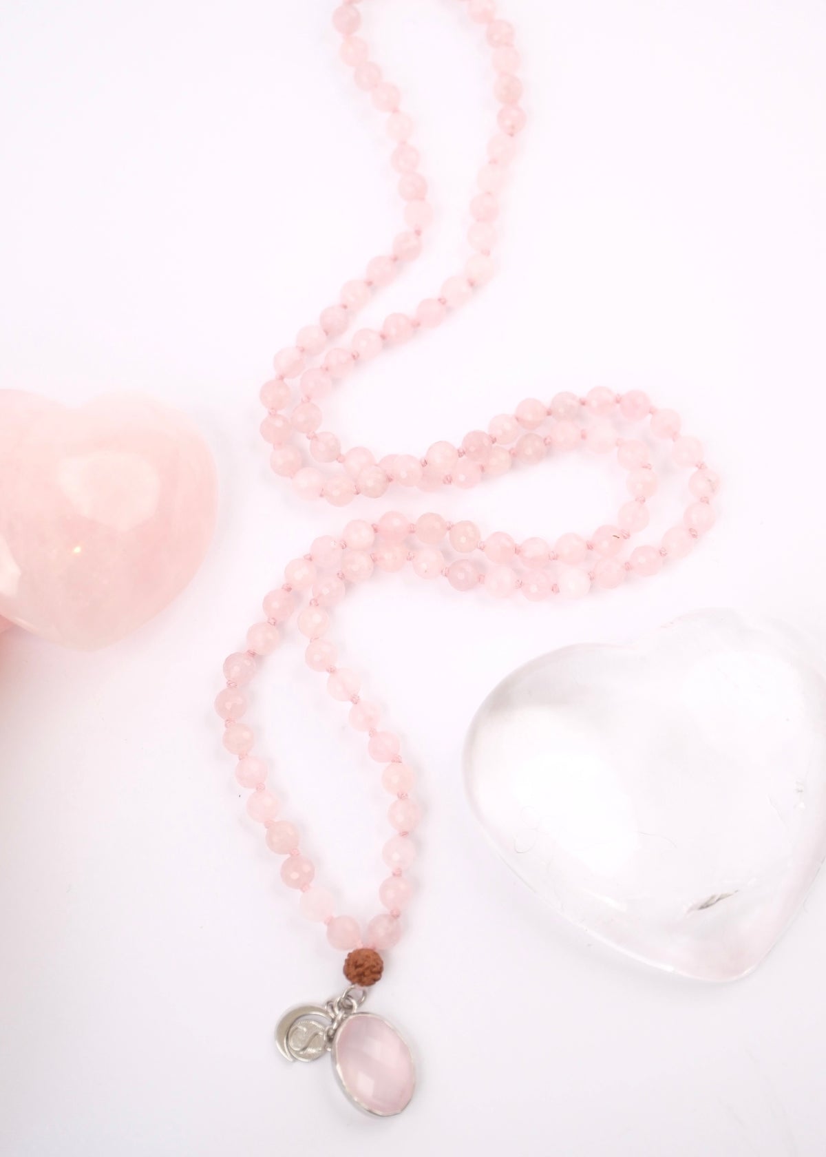 ANURAGA Deep &amp; Abiding LOVE | Rose Quartz Mala