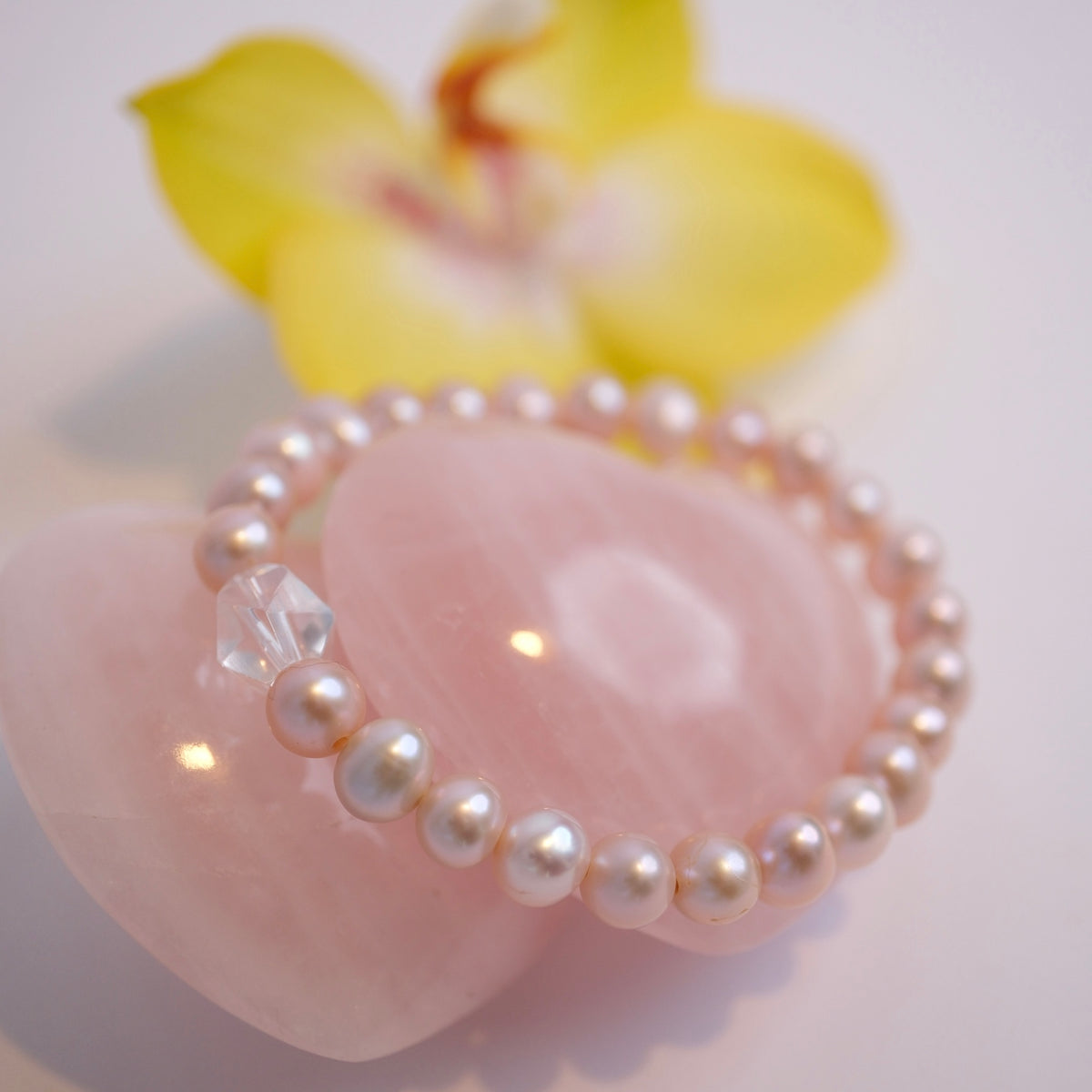 Gift of Divine Grace | Pink Akoya Pearl Bracelet