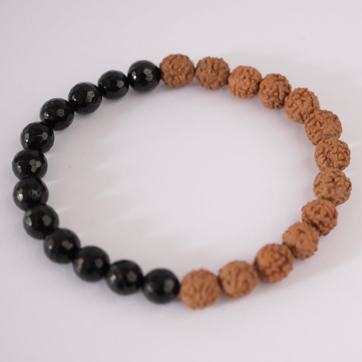 VEDANTA Onyx Rudraksha Men's Bracelet | Knowing Spirit
