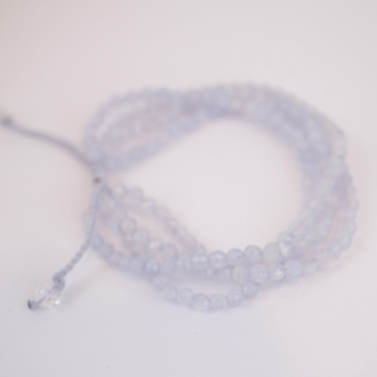 NANDINI Bracelet | faceted Aquamarine stack