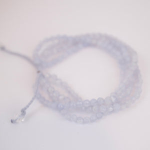 NANDINI Bracelet | faceted Aquamarine stack