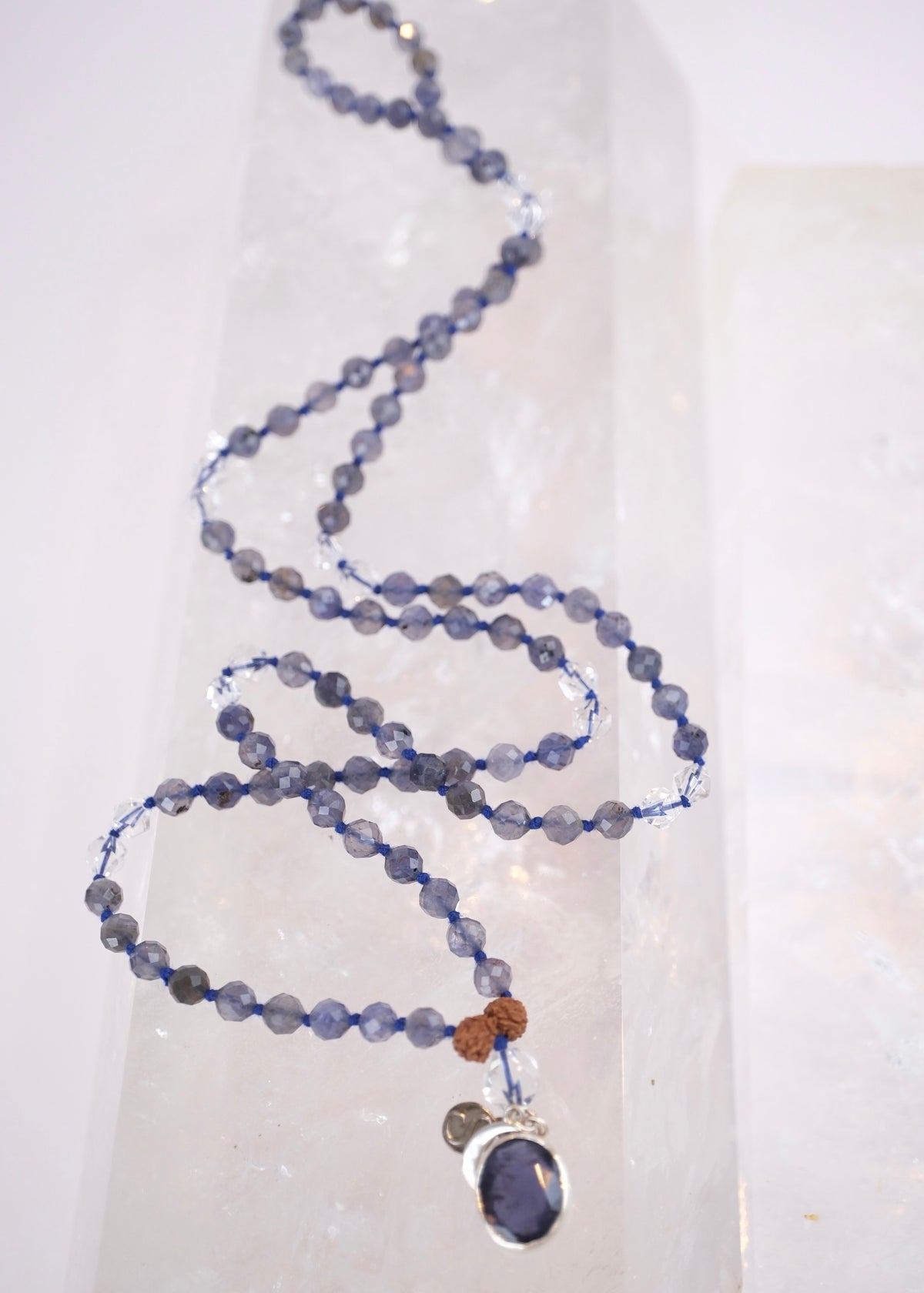 SHAMAN'S Iolite Mala | New Iteration with Iolite pendant