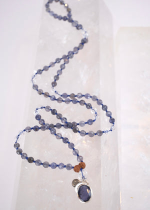 SHAMAN'S Iolite Mala | New Iteration with Iolite pendant