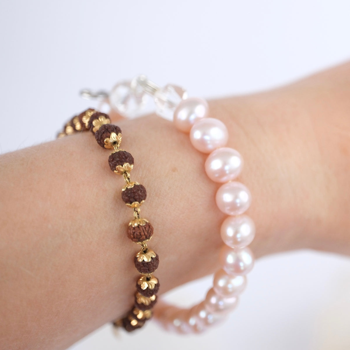 GRACE | Natural Pink Akoya Pearl Bracelet
