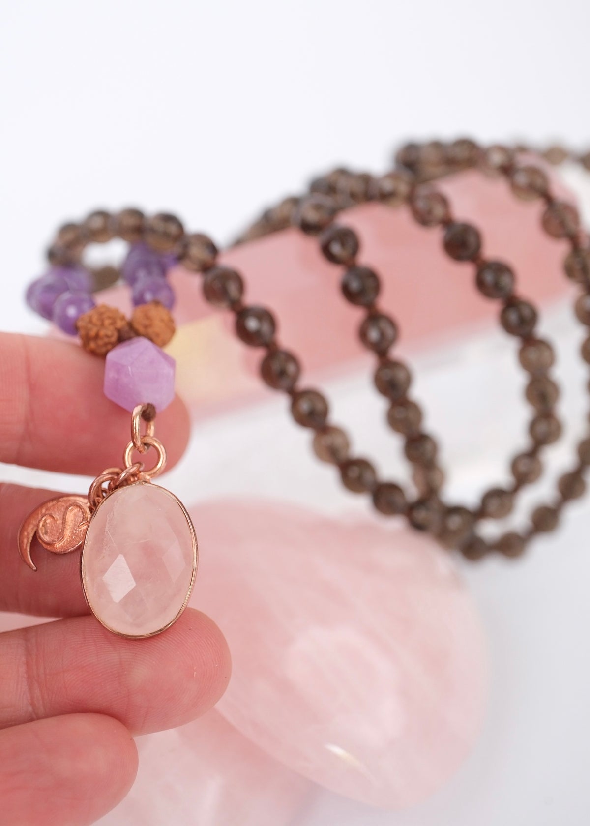 SUNDARI the Beauty of one&#39;s Essence | Removing Energy Blocks with Smoky, Rose and Amethyst Herkimer