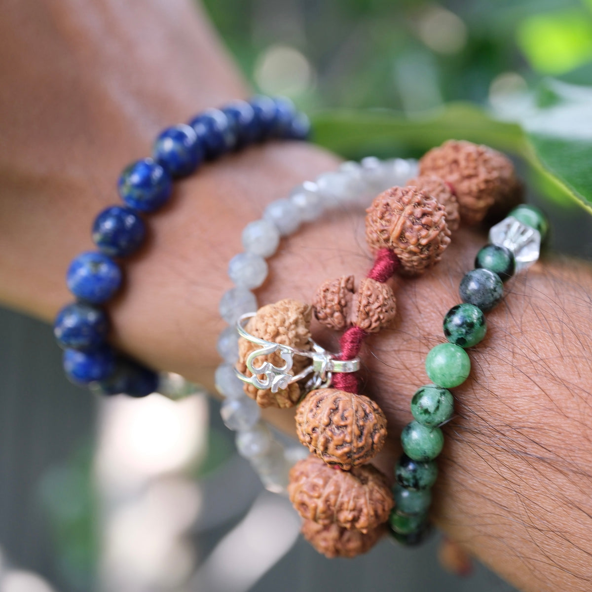 SIDDHA Bracelet | 1-14 Mukhi, Ganesh & Gauri Shankar, Indonesian premium Rudraksha