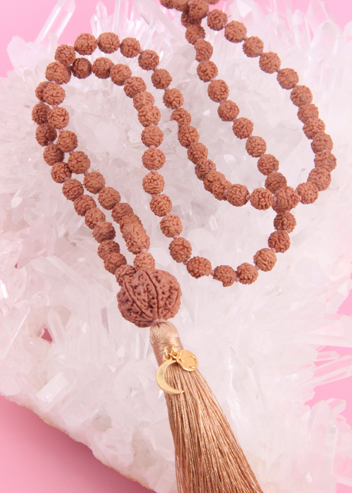 LAKSHMI Abundance Meditation Mala | 7 Mukhi Rudraksha