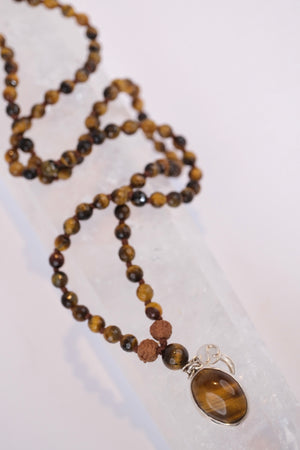 DHARA Flow Mala | Tigers Eye