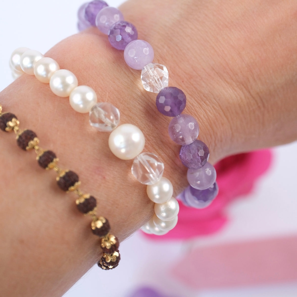 LEELAVATHI Playful Charming Graceful | Goddess energy | Lavender Quartz and Amethyst