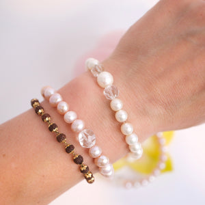 Gift of Divine Grace | Pink Akoya Pearl Bracelet