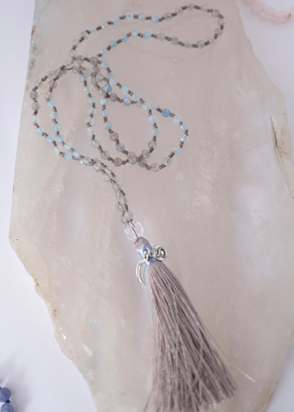 AKASH GANGA The Milky Way &amp; Pleiades path | Labradorite, Aquamarine, Herkimer