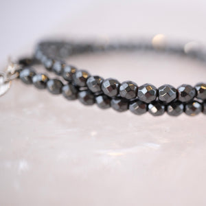 BUDDHI Intelligent | Hematite double wrap bracelet