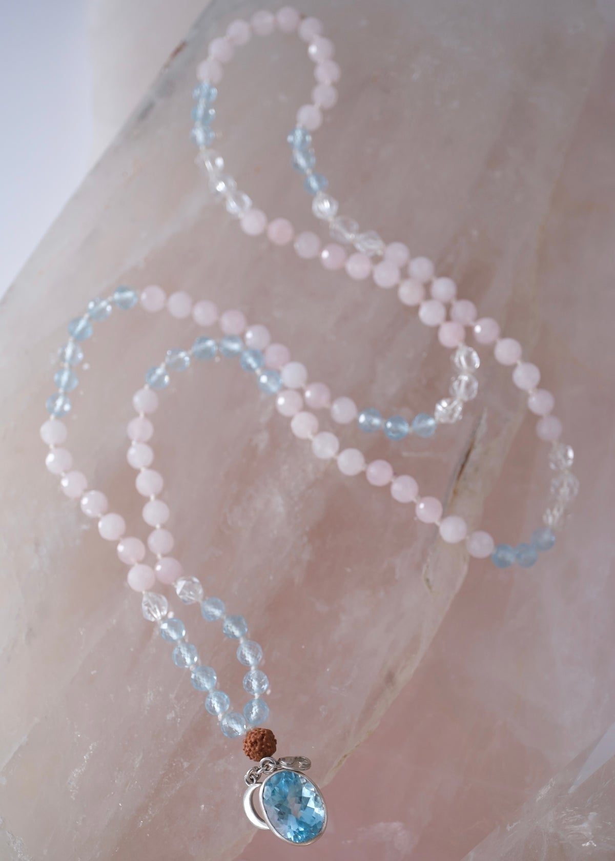 TRUE LOVE Mala | Topaz, Rose Quartz