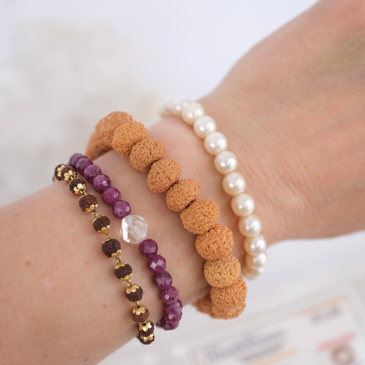 TEMPLE Collection: all Goodness & Luck VISHNU | Finest Indonesian 10 Mukhi bracelet