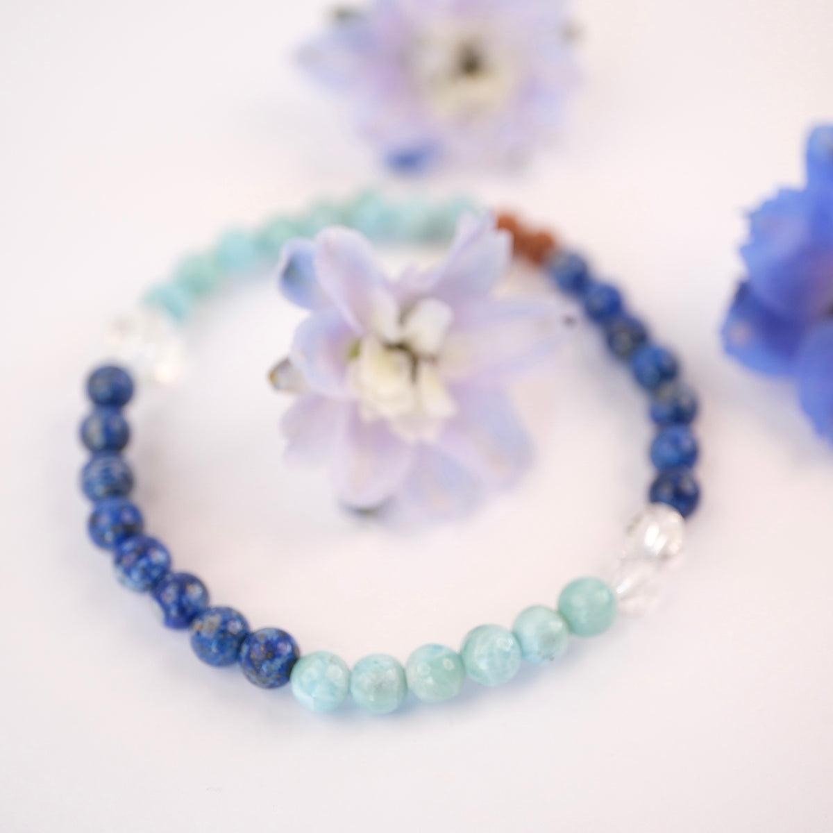 SAMUNDRA Eternal Ocean | Larimar, Lapis, Women's Bracelet