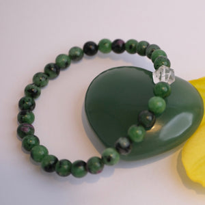 MAGIC Bracelet | Anyolite and Herkimer