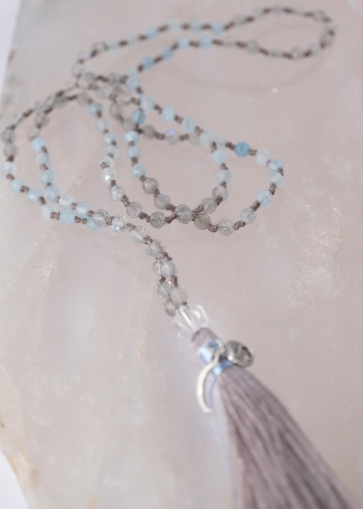 AKASH GANGA The Milky Way & Pleiades path | Labradorite, Aquamarine, Herkimer
