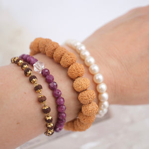 TEMPLE Collection: all Goodness & Luck VISHNU | Finest Indonesian 10 Mukhi bracelet