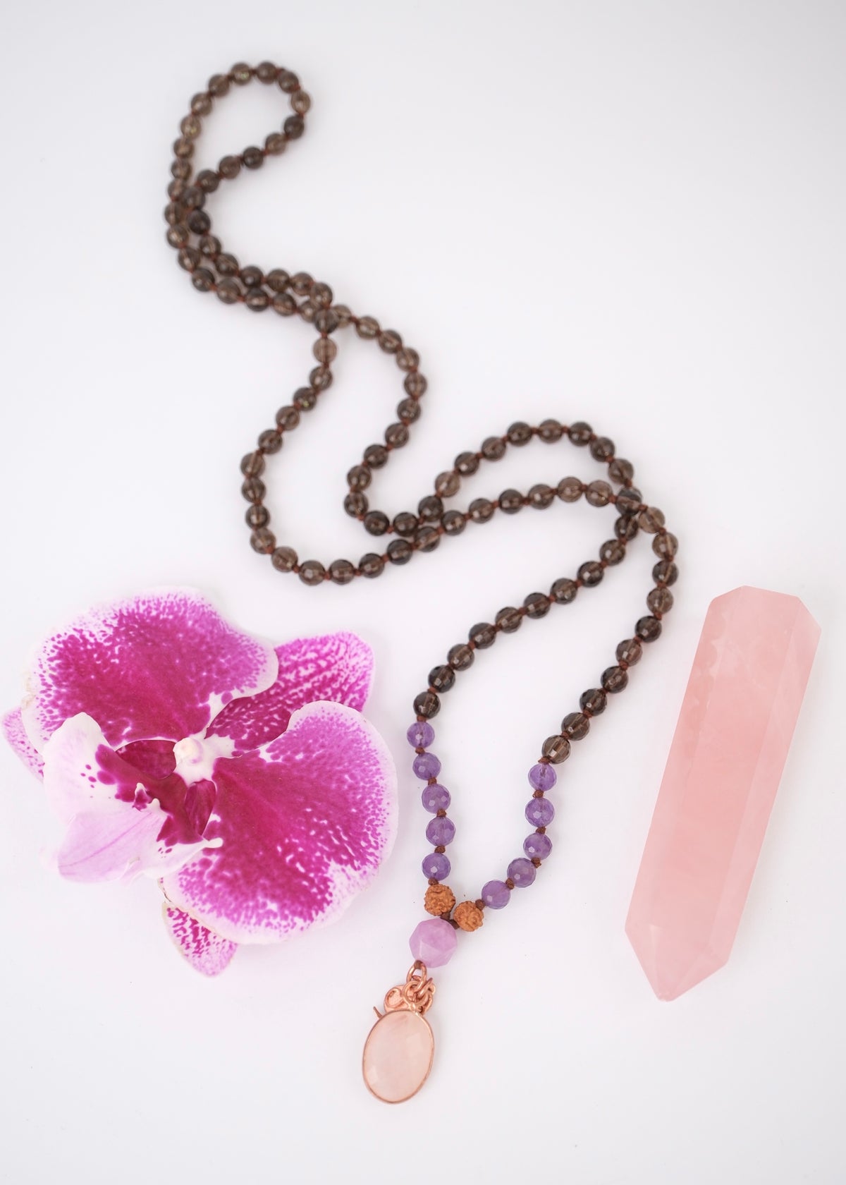 SUNDARI the Beauty of one&#39;s Essence | Removing Energy Blocks with Smoky, Rose and Amethyst Herkimer