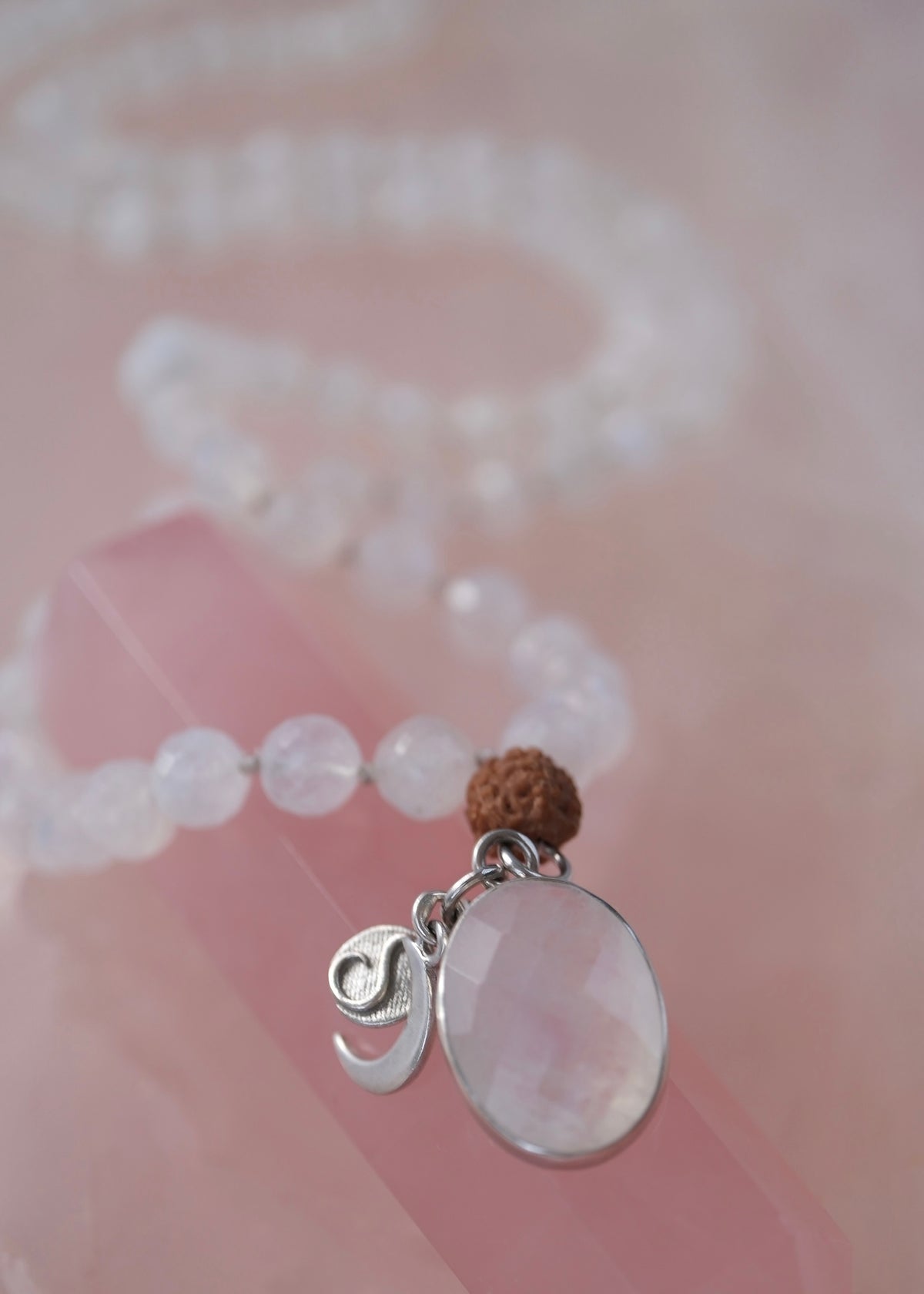CHANDRAMA Radiance of Intuition | Moonstone Mala Beads