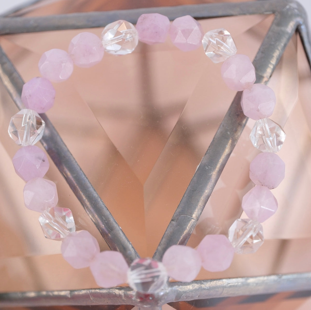 CLAIRVOYANCE Bracelet | Lavender & Herkimer Quartz
