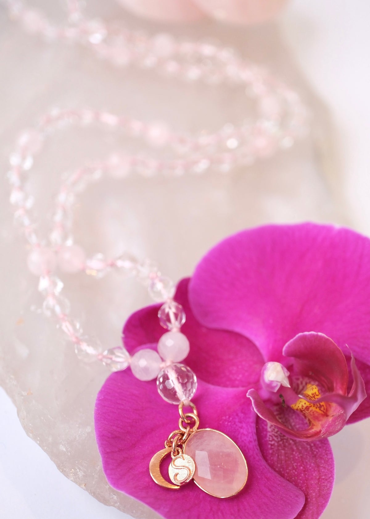 AHAM PREMA Pure Love in heart &amp; soul | Rose Quartz, Herkimer Diamonds, Himalayan Quartz