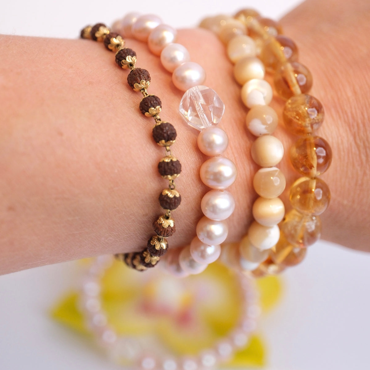 Gift of Divine Grace | Pink Akoya Pearl Bracelet