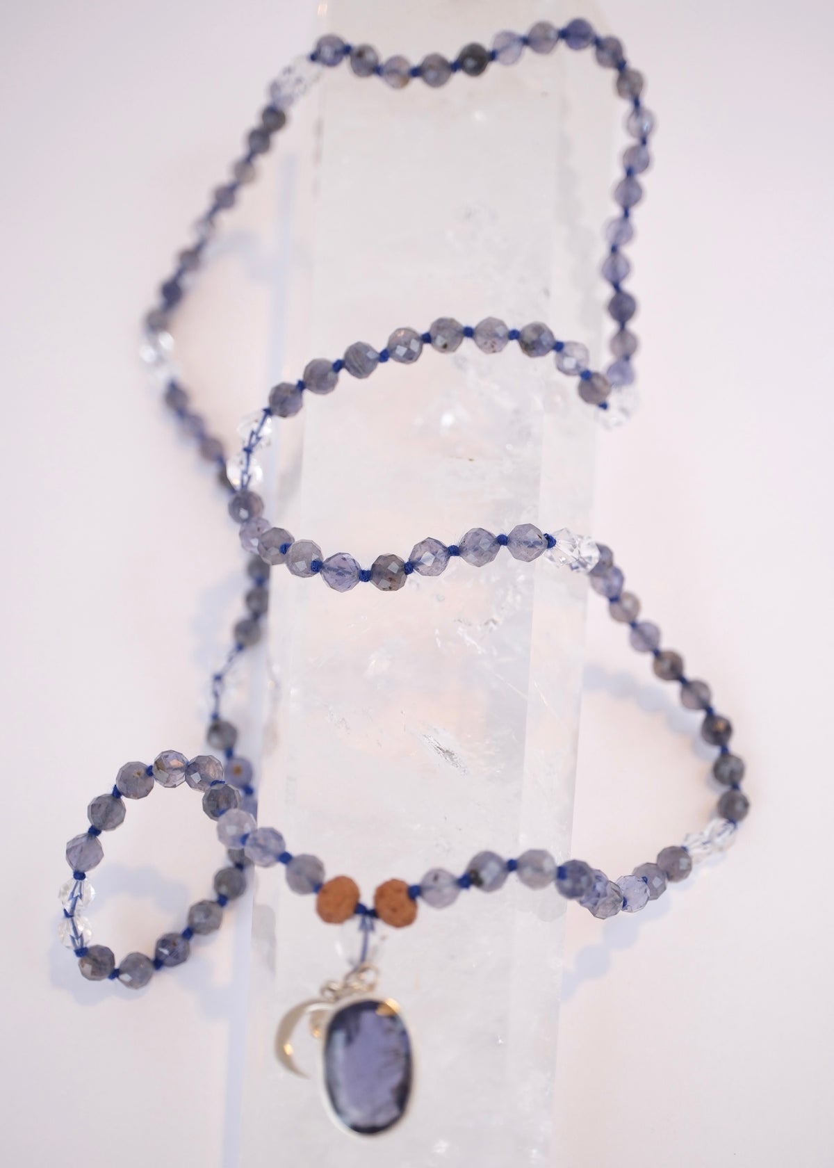 SHAMAN'S Iolite Mala | New Iteration with Iolite pendant