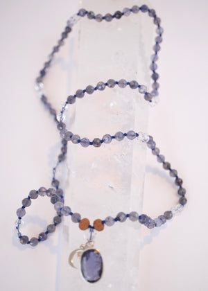 SHAMAN'S Iolite Mala | New Iteration with Iolite pendant