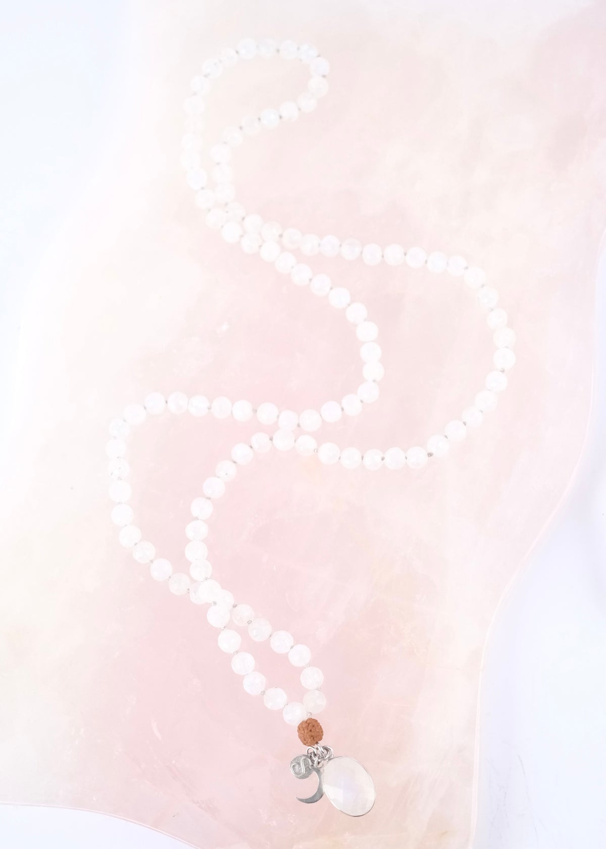 CHANDRAMA Radiance of Intuition | Moonstone Mala Beads