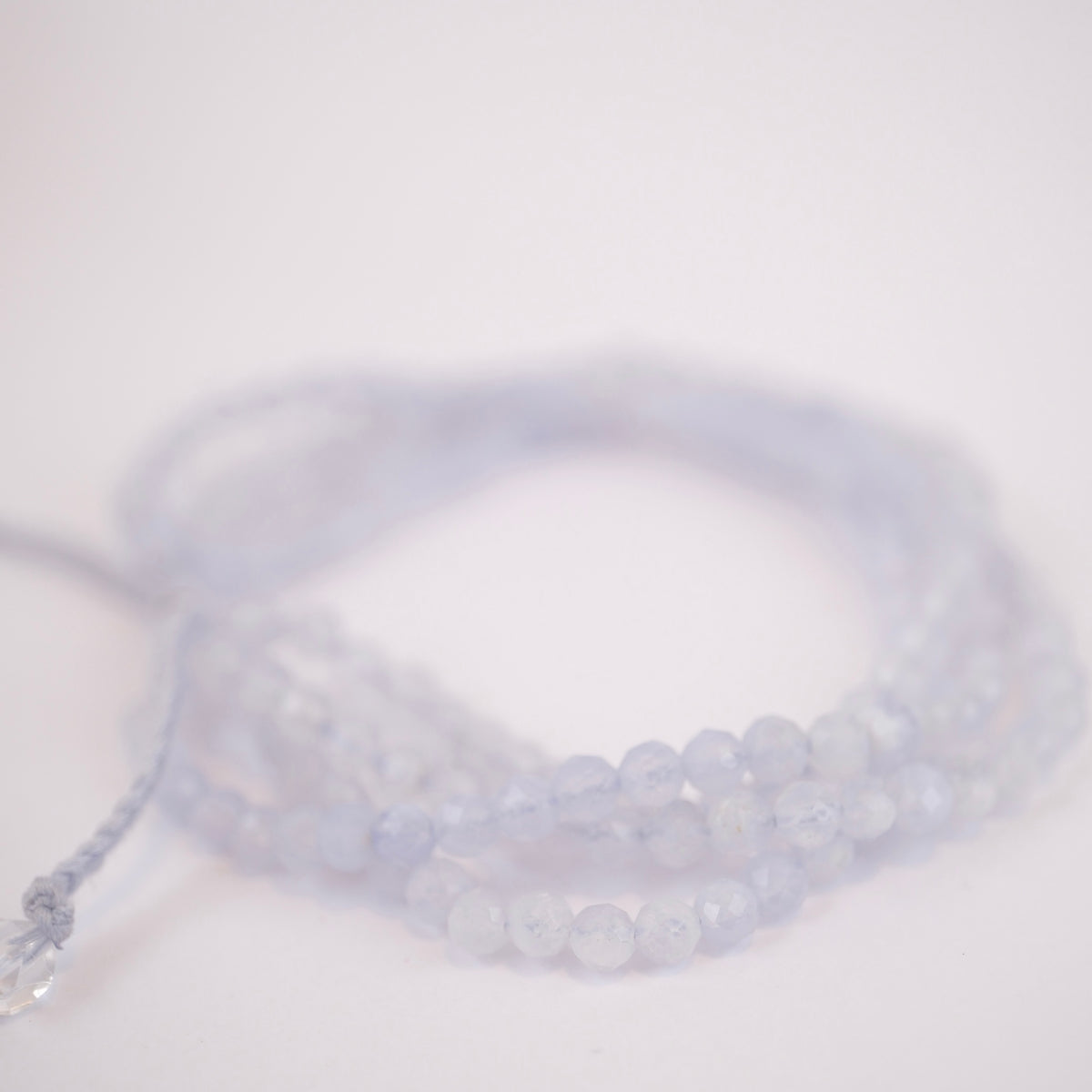 NANDINI Bracelet | faceted Aquamarine stack