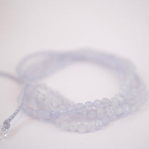 NANDINI Bracelet | faceted Aquamarine stack