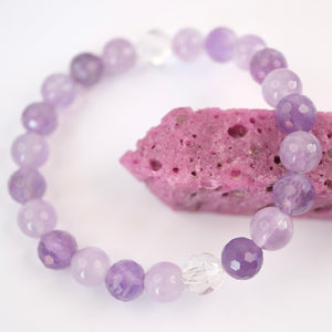 LEELAVATHI Playful Charming Graceful | Goddess energy | Lavender Quartz and Amethyst