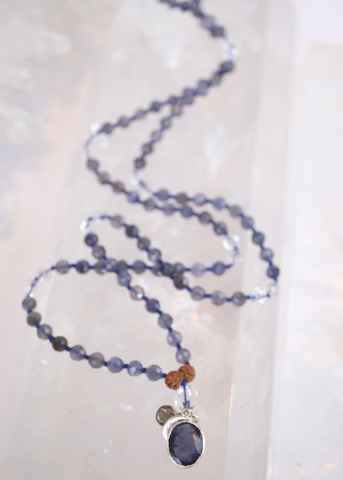 SHAMAN'S Iolite Mala | New Iteration with Iolite pendant
