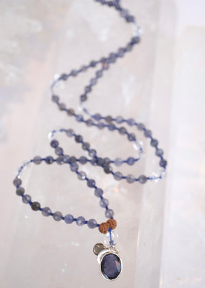 SHAMAN'S Iolite Mala | New Iteration with Iolite pendant