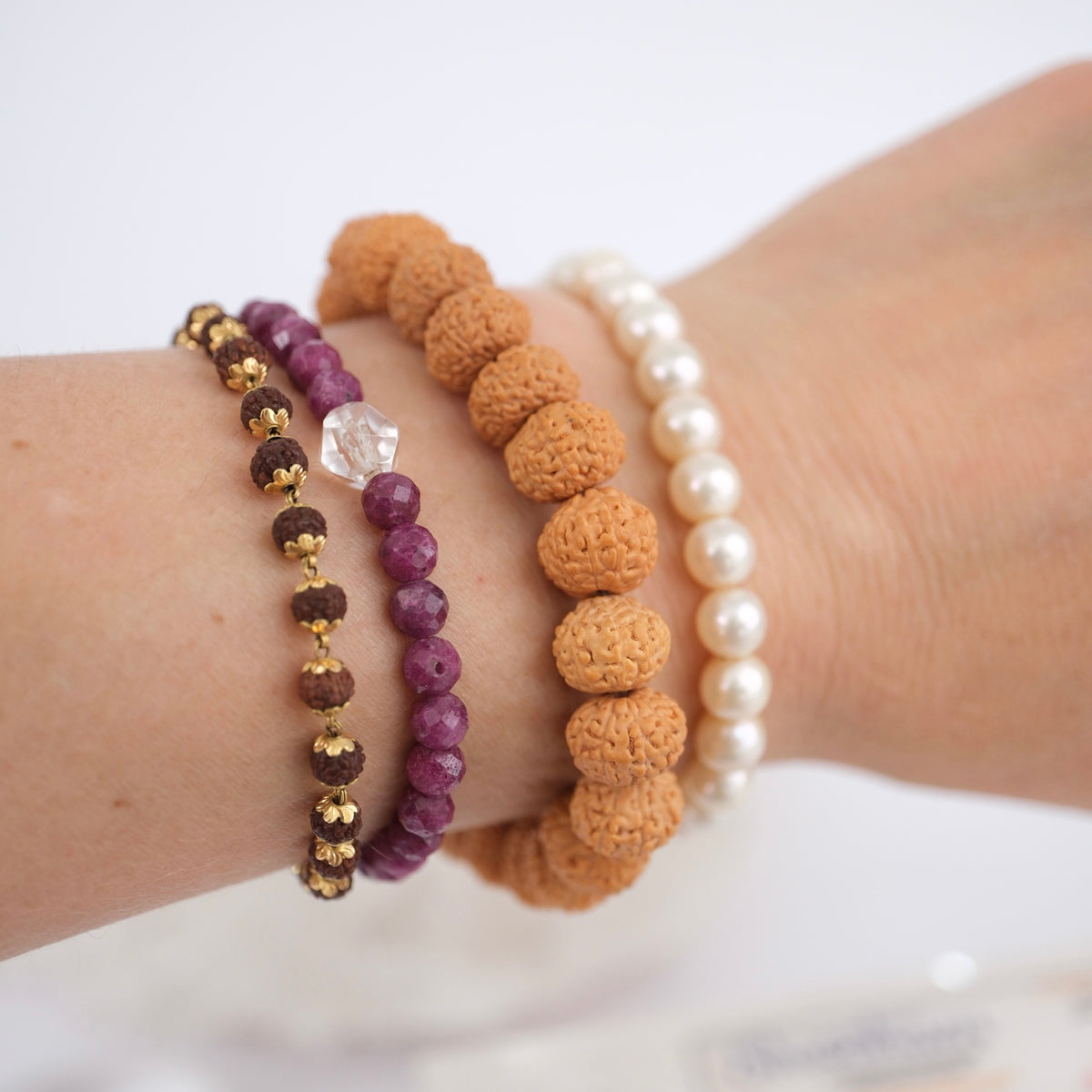 TEMPLE Collection: all Goodness & Luck VISHNU | Finest Indonesian 10 Mukhi bracelet