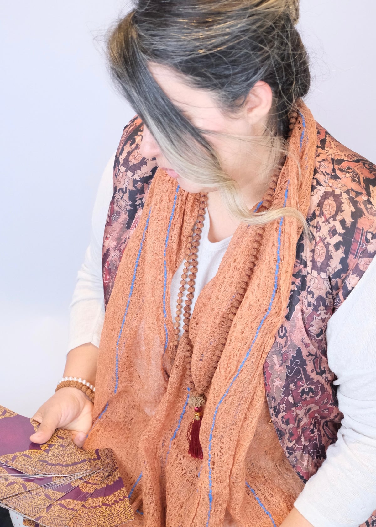 TEMPLE Collection: MAHADEV | NEPAL 5 Mukhi Guru bead, large 10mm premium Rudraksha Mala