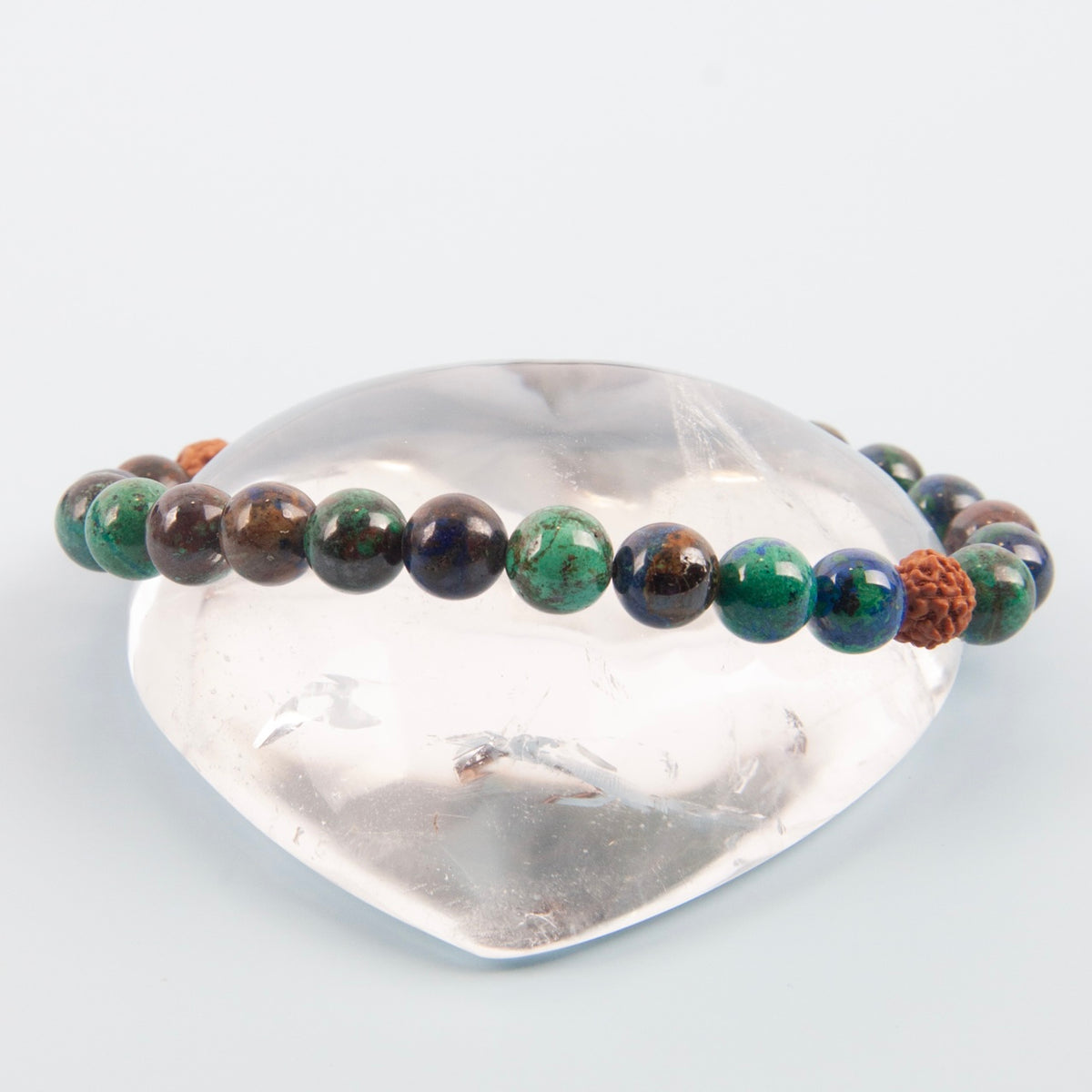 VITALITY Mens Healing Chrysocolla Bracelet