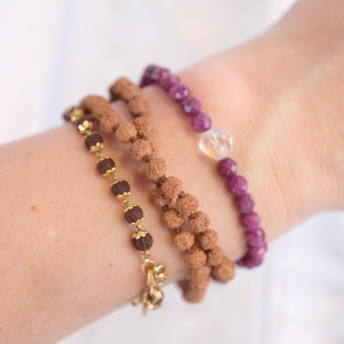 SHIVANI Divine Energy | Rudraksha wrap bracelet