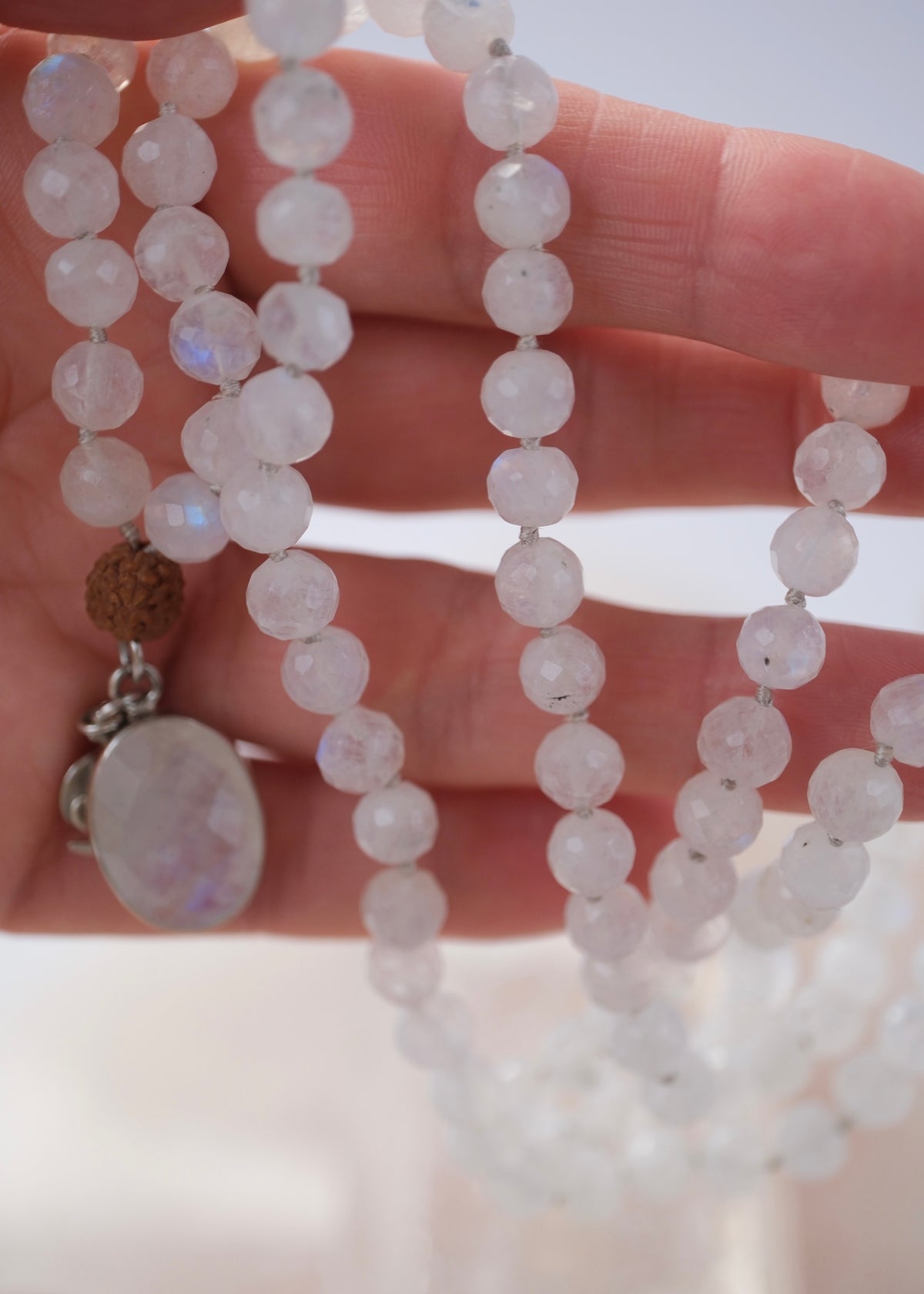 CHANDRAMA Radiance of Intuition | Moonstone Mala Beads