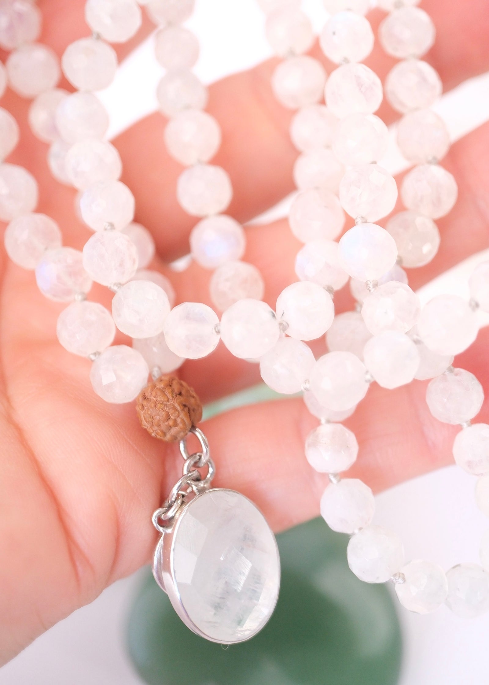 MA CHANDRA Radiance of the Feminine | Moonstone Mala