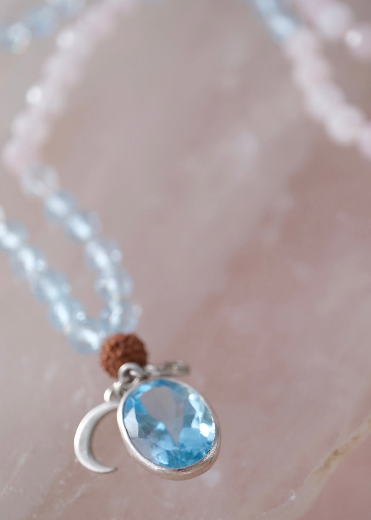 TRUE LOVE Mala | Topaz, Rose Quartz