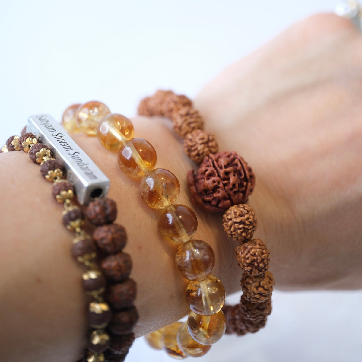 TEMPLE Collection: GANESH Nepal Rudraksha Mens bracelet